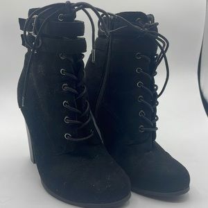 Charlotte Russe Heeled Boots Size 7